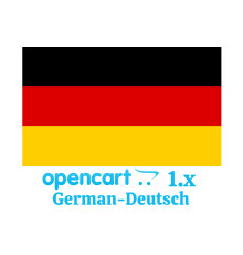 German language for OpenCart 1.x