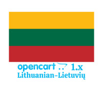 Литовська мова для OpenCart 1.x