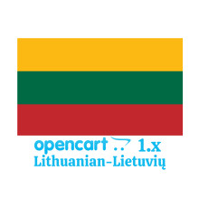 Литовська мова для OpenCart 1.x